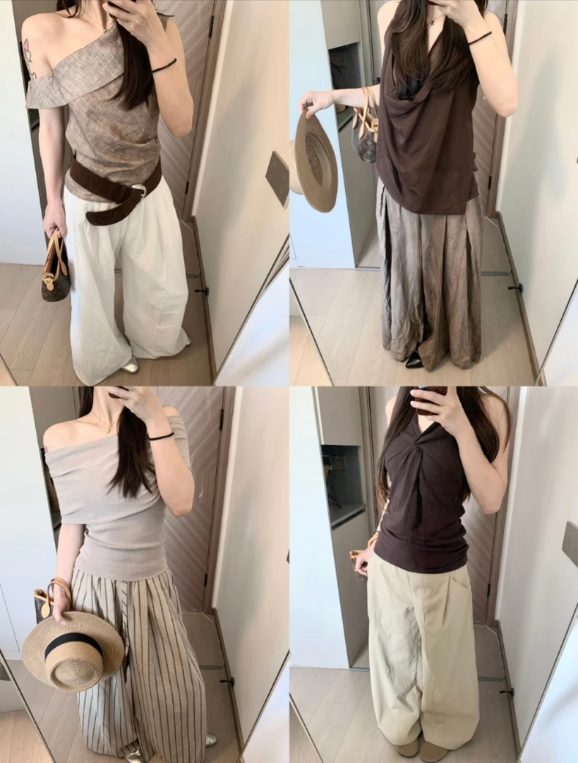 2025洋气百搭气质显瘦休闲时尚设计感甜美女款套装 [五] 集合链接