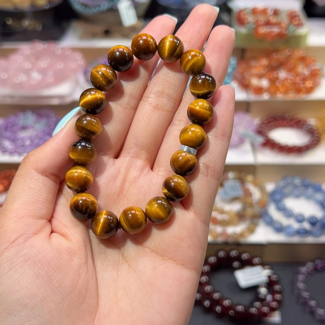 未镶嵌木变石手饰福利宠粉黄虎眼10.5mm