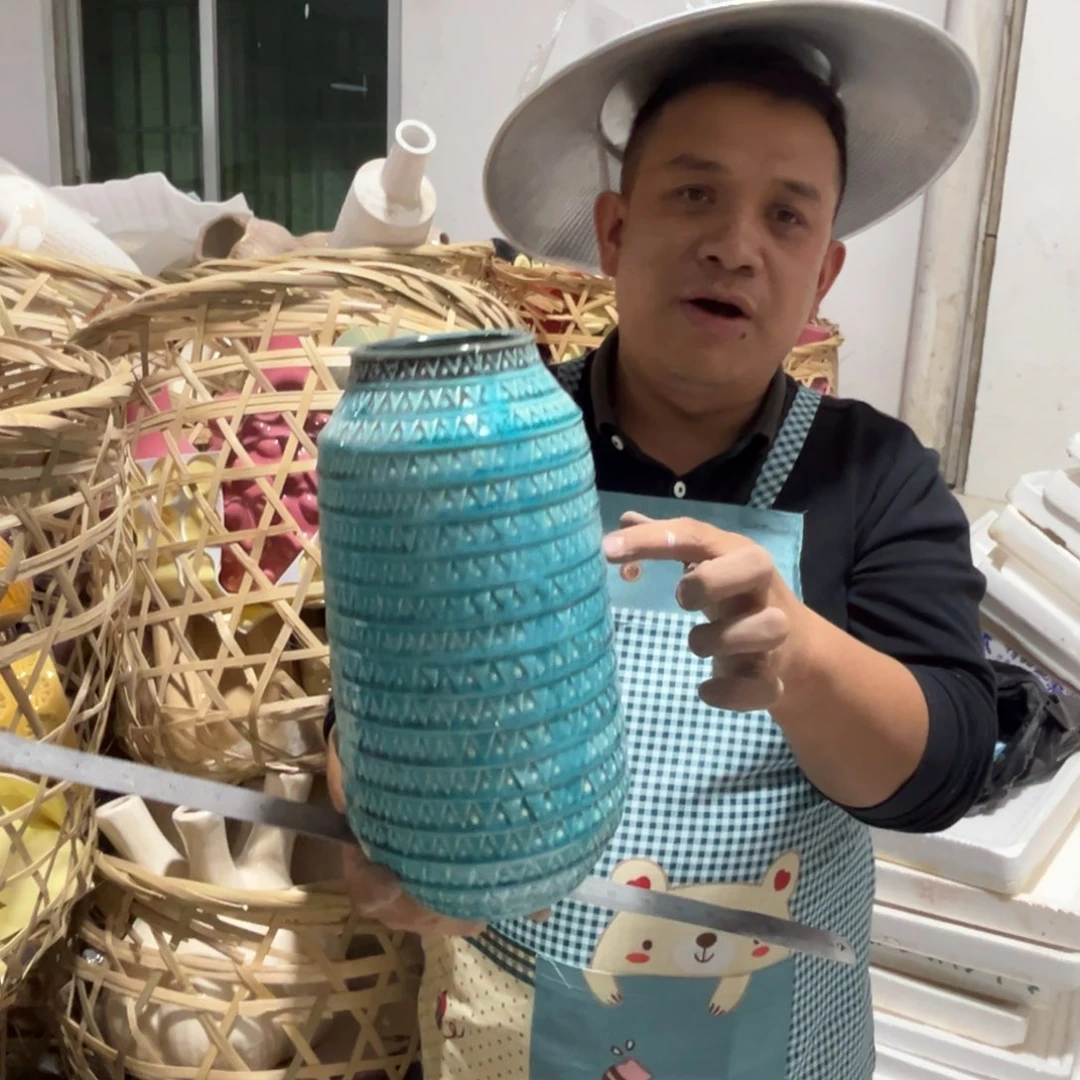 摆件5 号高中低温陶瓷瓶（部分微瑕）