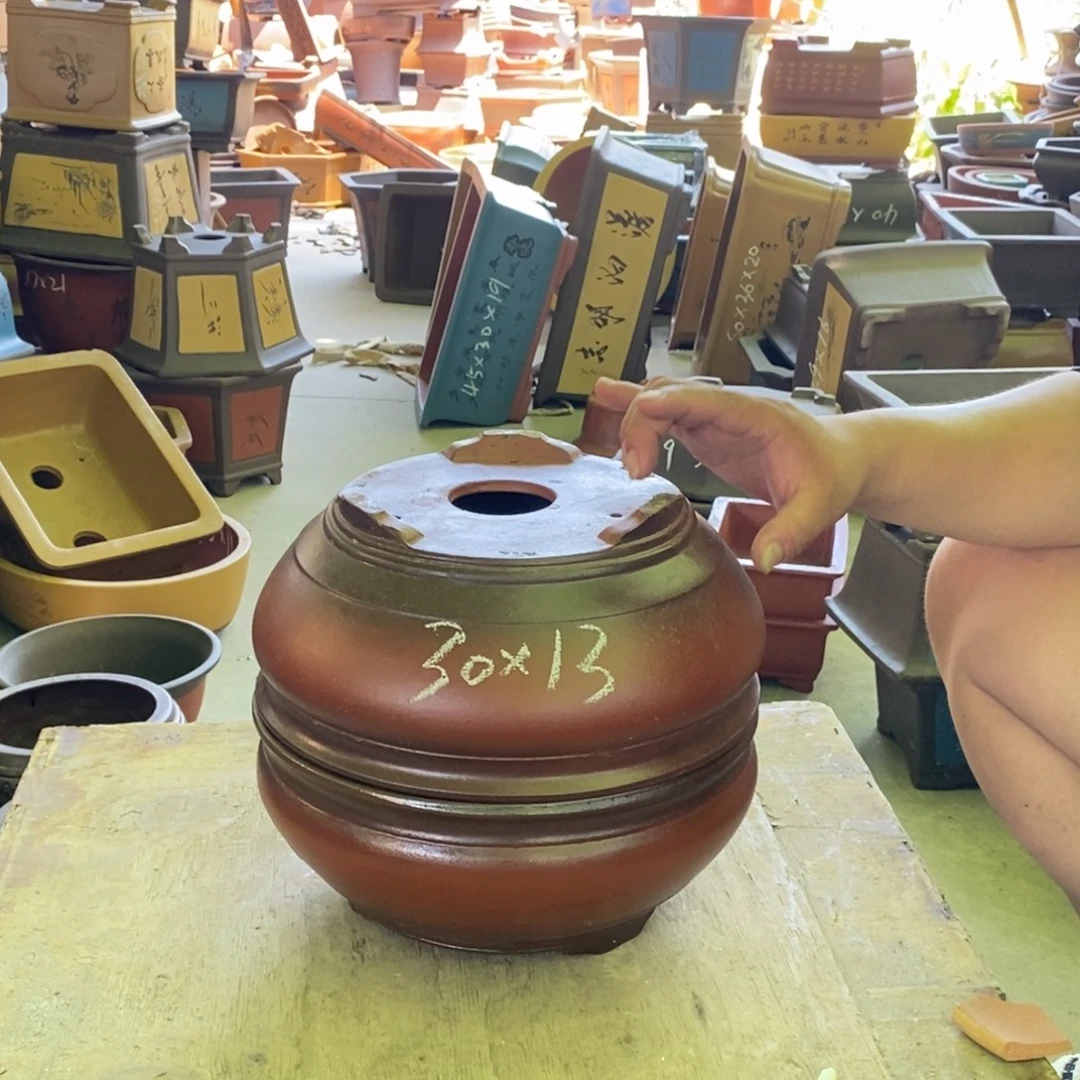 紫砂花盆紫砂紫砂