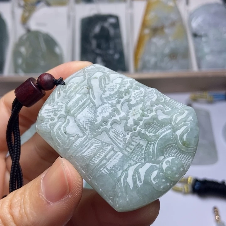 翡翠未镶嵌颈饰翡翠