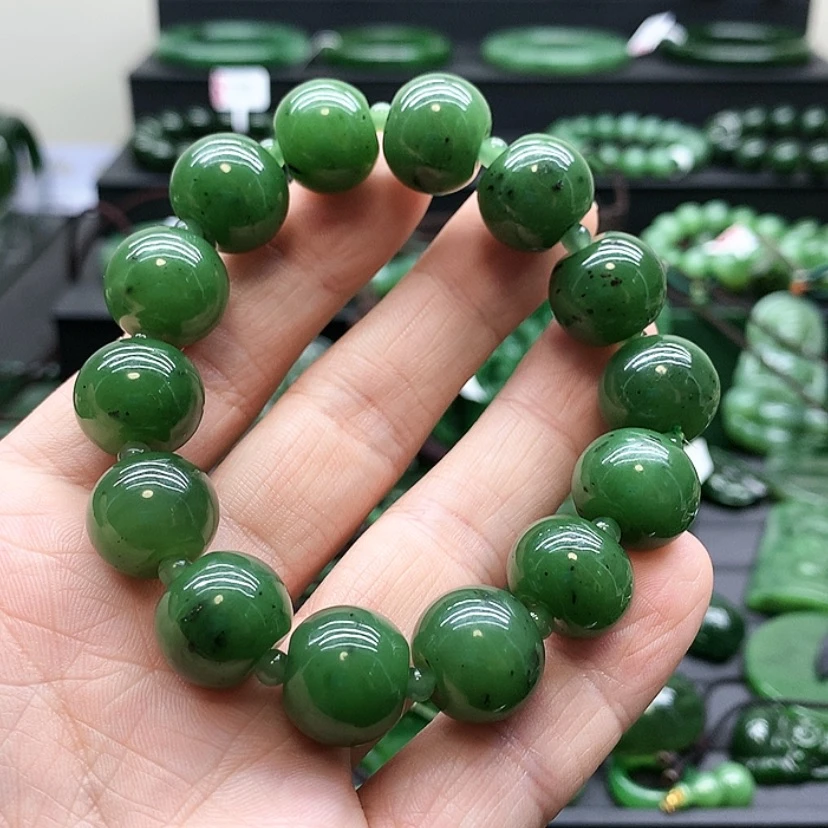 【闪购商品】和田玉（碧玉）手链未镶嵌