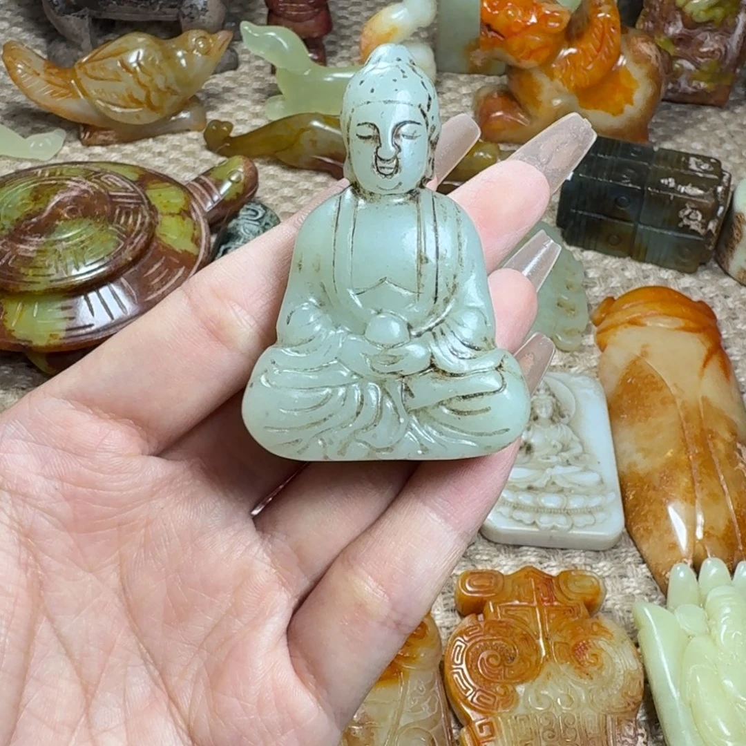 白玉菩提吊坠挂件