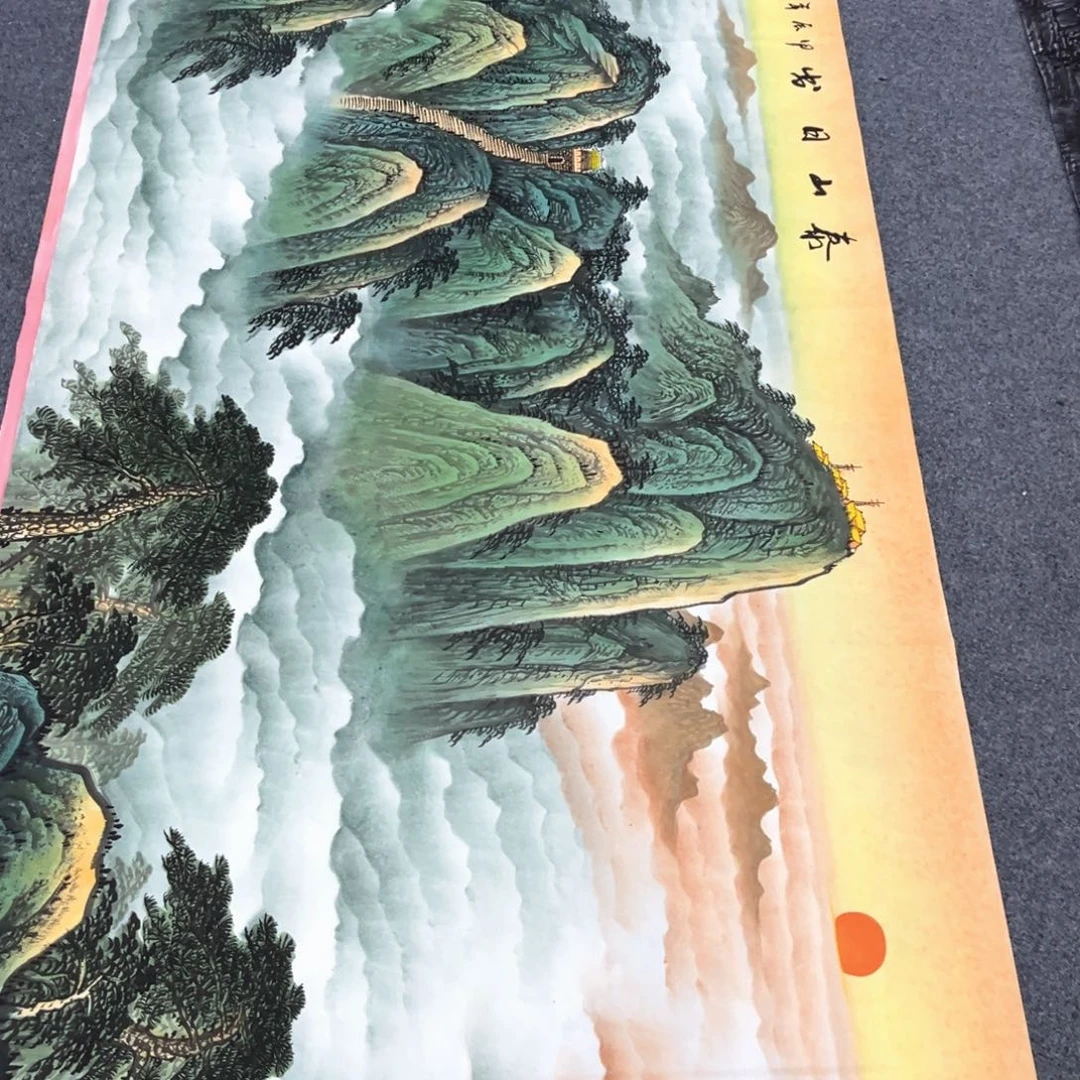 国画国画作品老师手绘