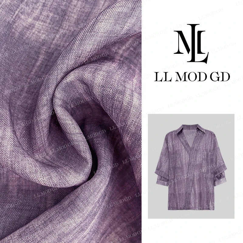 LL·MOD·GD【苏苏】复古风渲染设计风上衣时尚百搭新款衬衣YL-251908