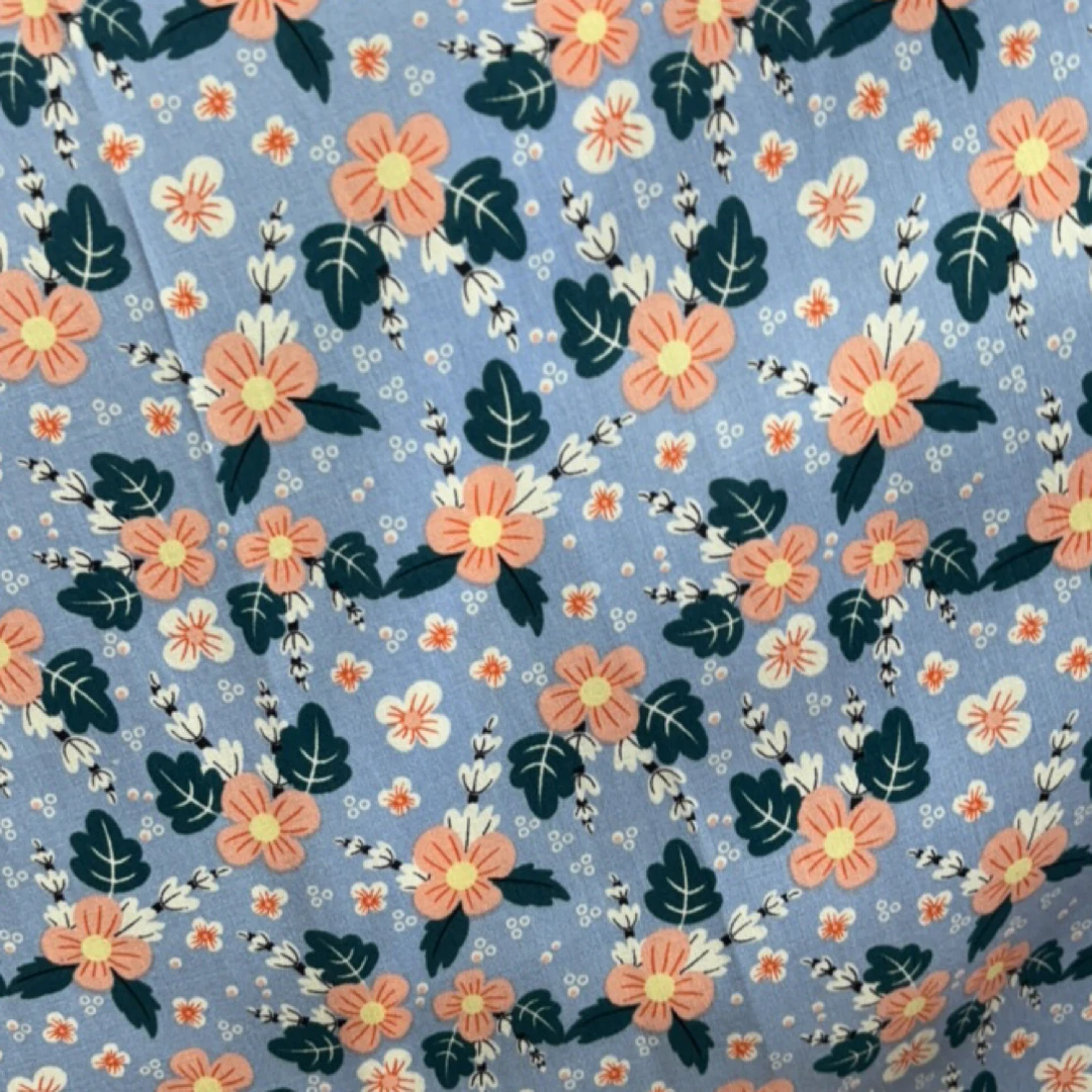 精梳棉棉绸！花卉系列