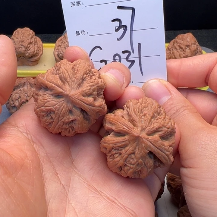 文玩核桃把件大粗筋微修C2031