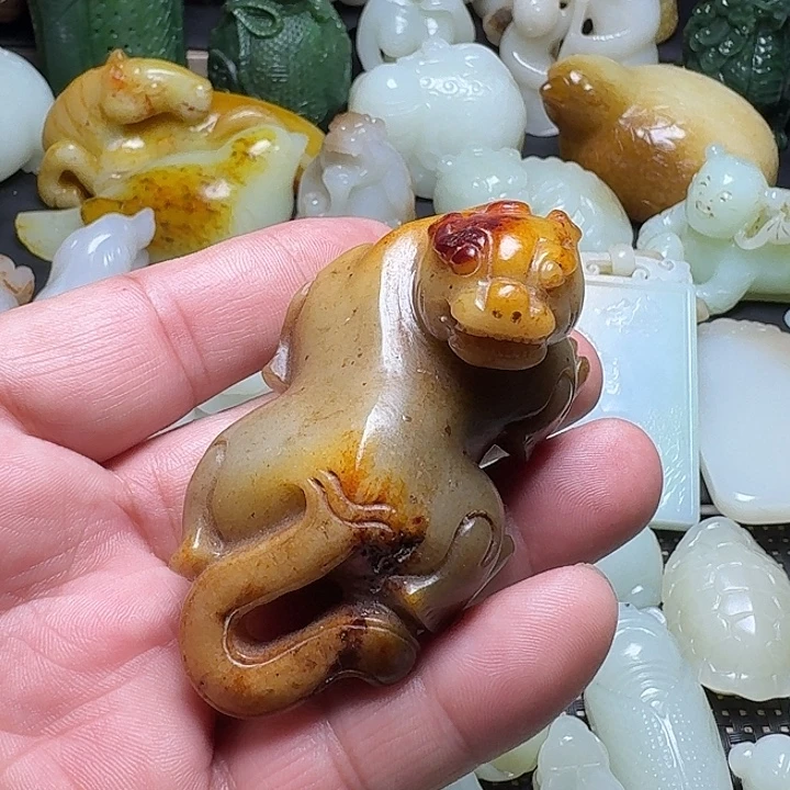 文***3和田玉未镶嵌挂件