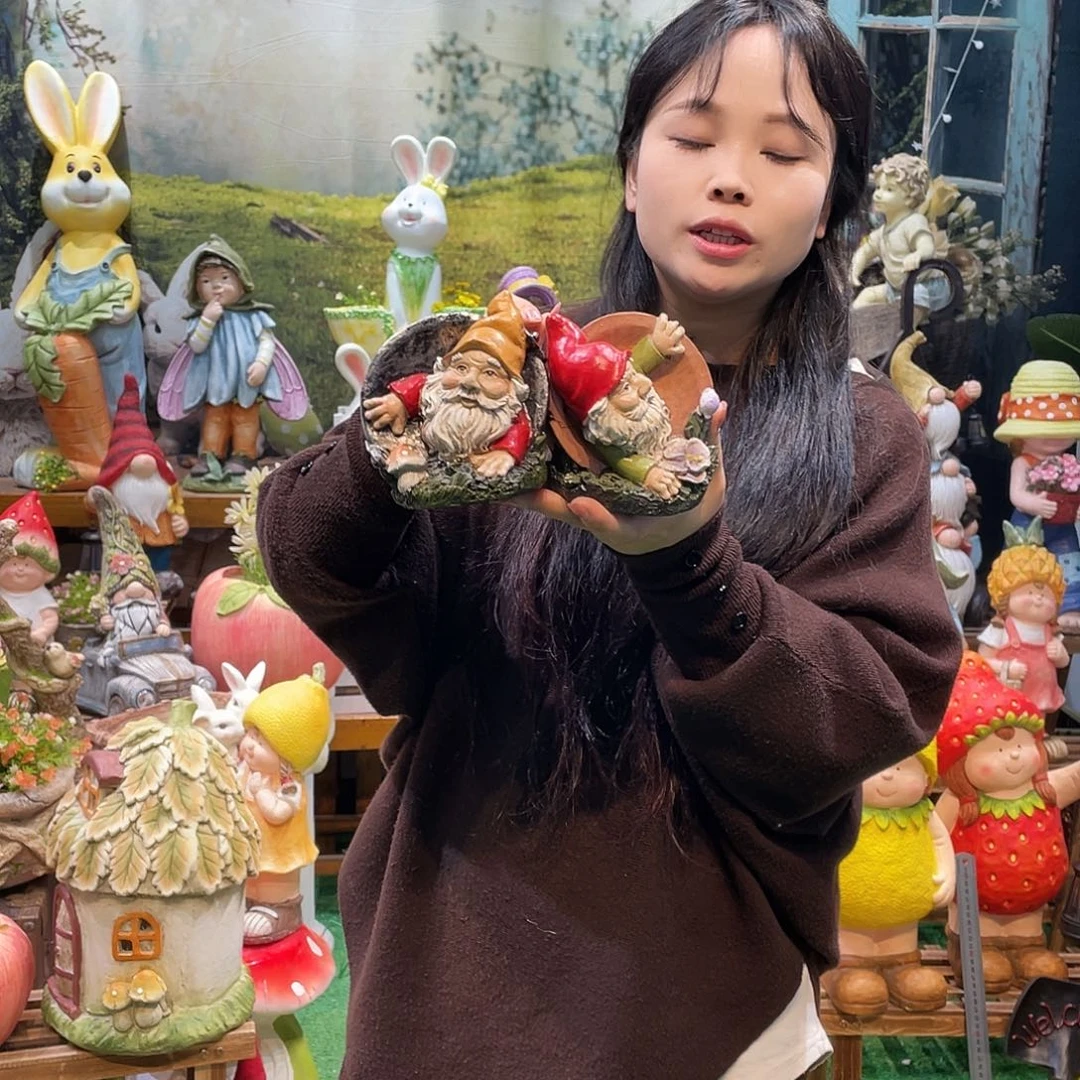 摆件花园摆件红红火火