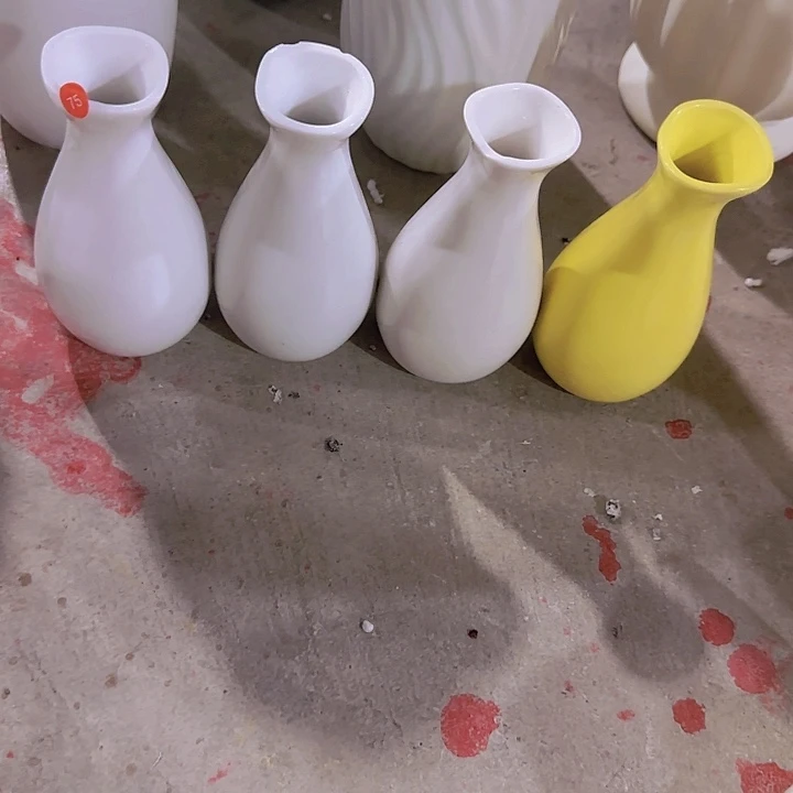 平***生瑕疵12厘米小陶瓷75号4个