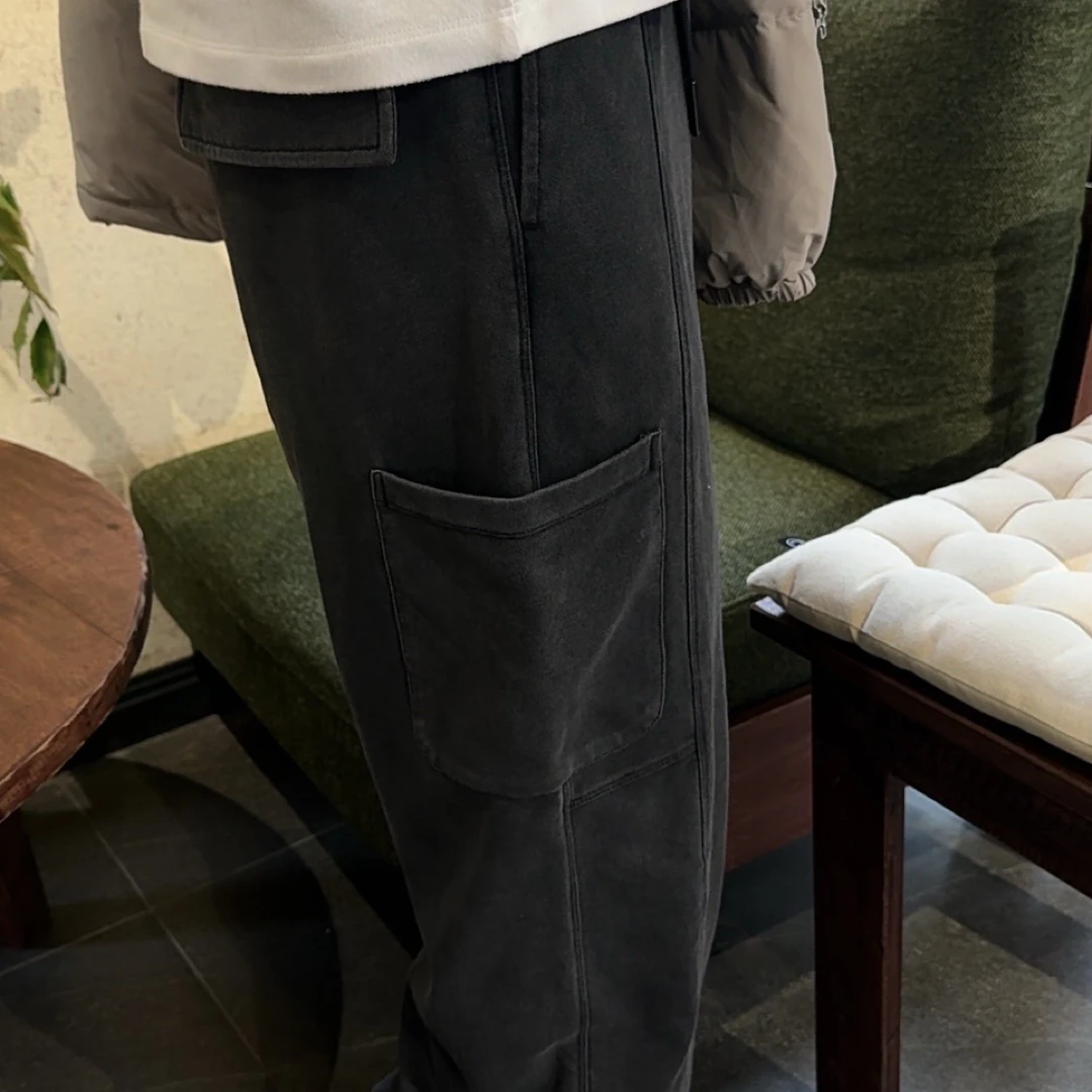 Gardenia | 空栀 韩代 加厚美式工装休闲裤48h退换