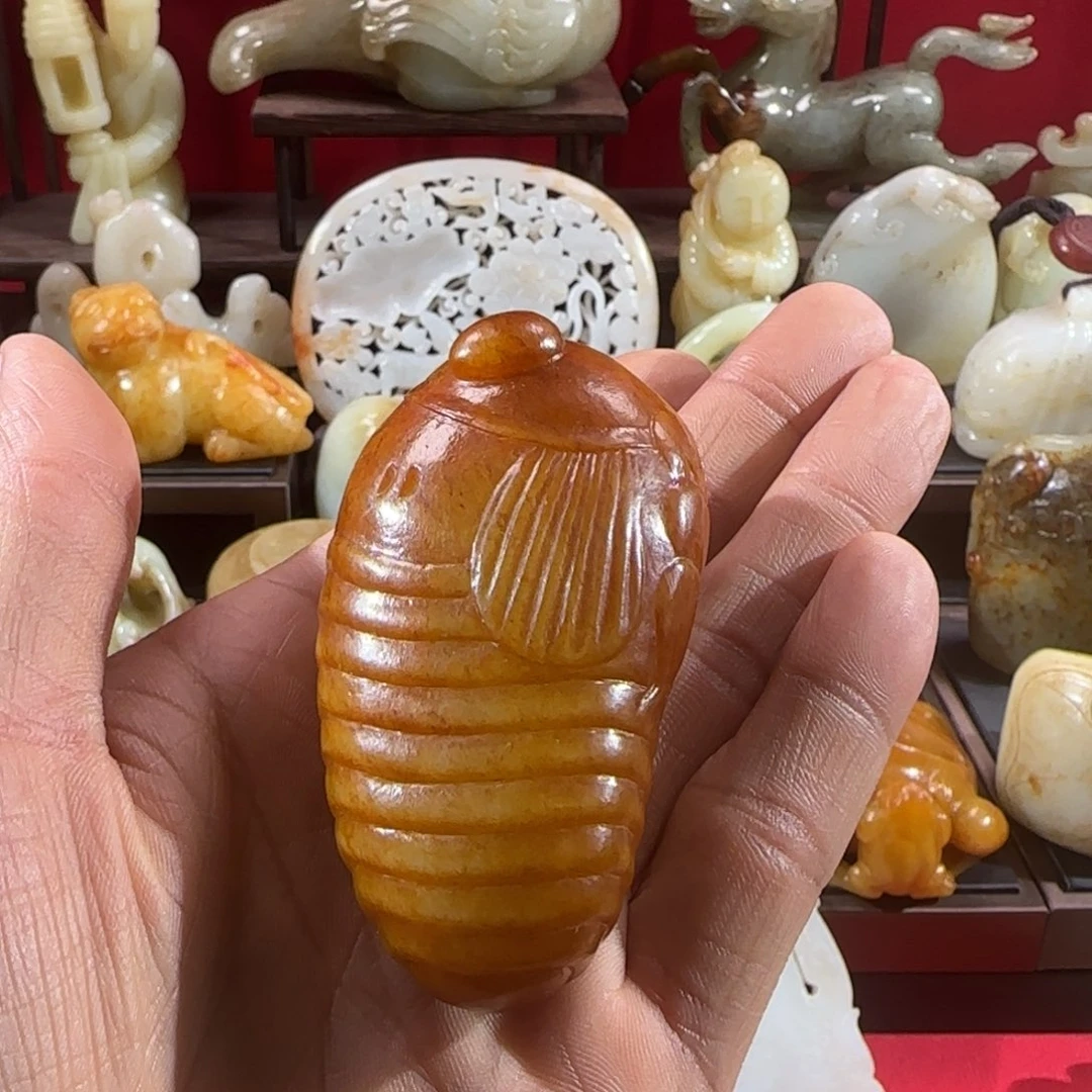 和田玉摆件未镶嵌润*