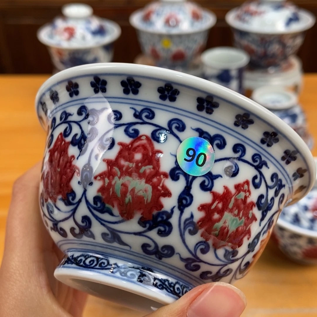 手绘现代茶具非古董
