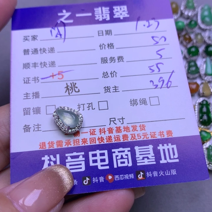 翡翠颈饰银S925镶嵌闲**月