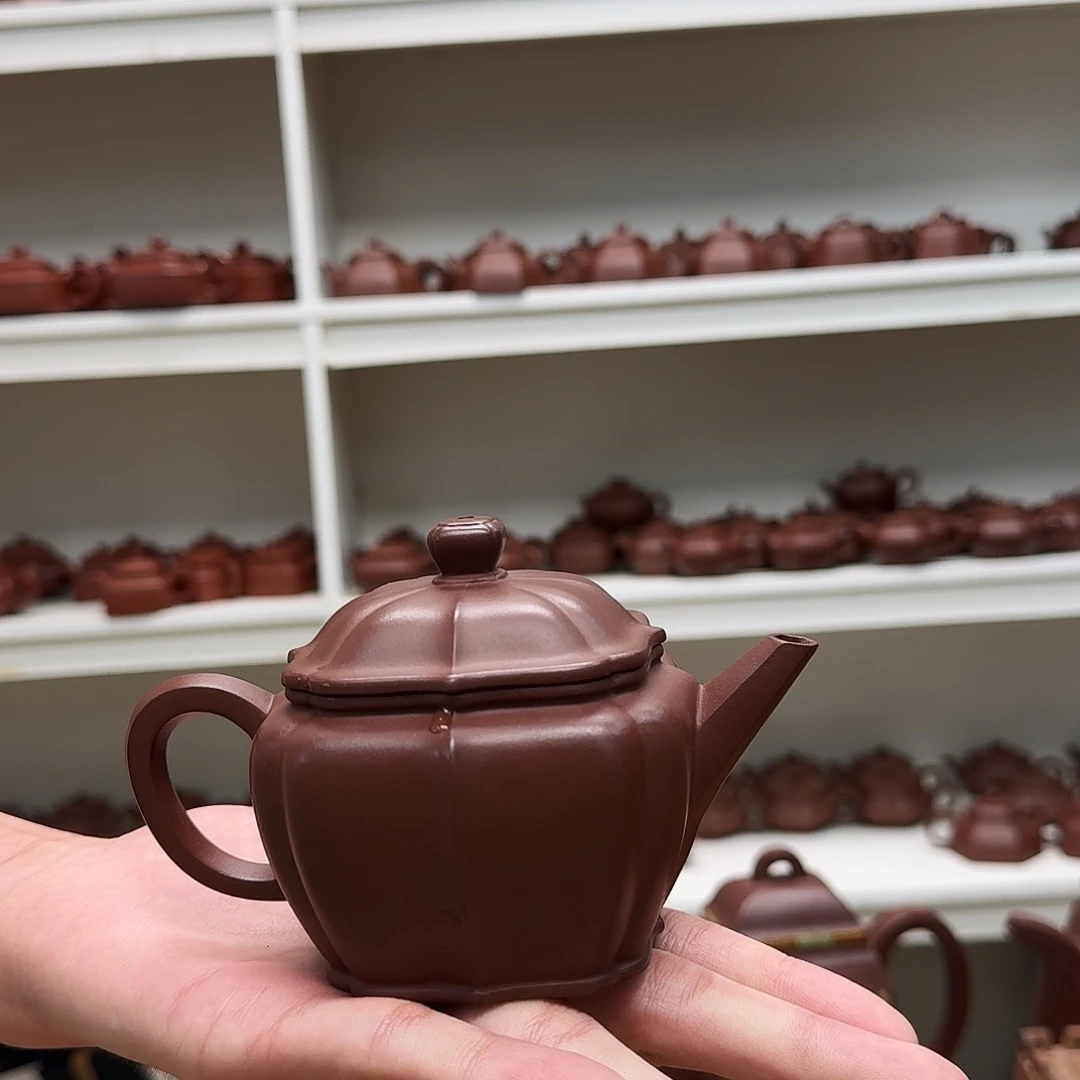 茶壶紫砂筋纹汉瓦260cc