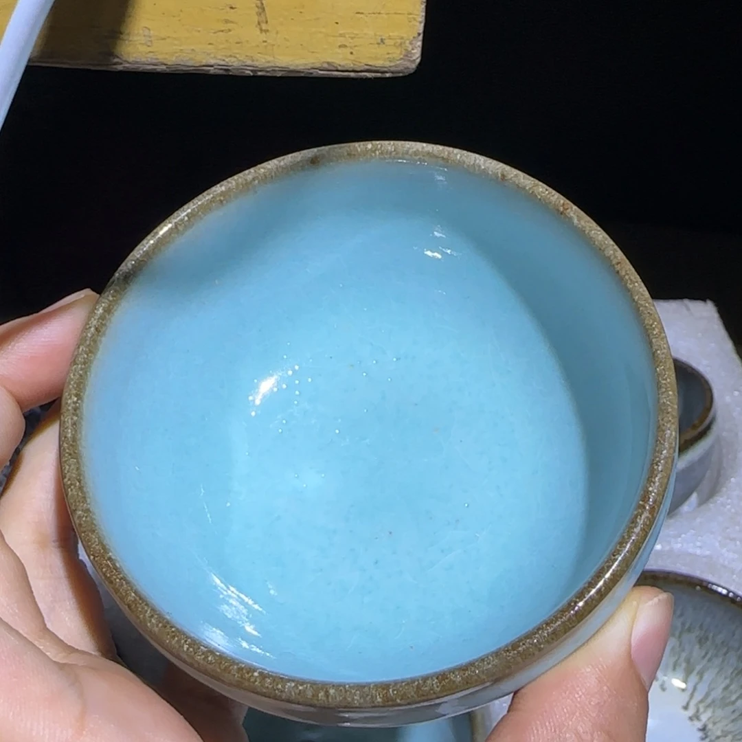 茶盏大****雨福建盏茶器战鼓