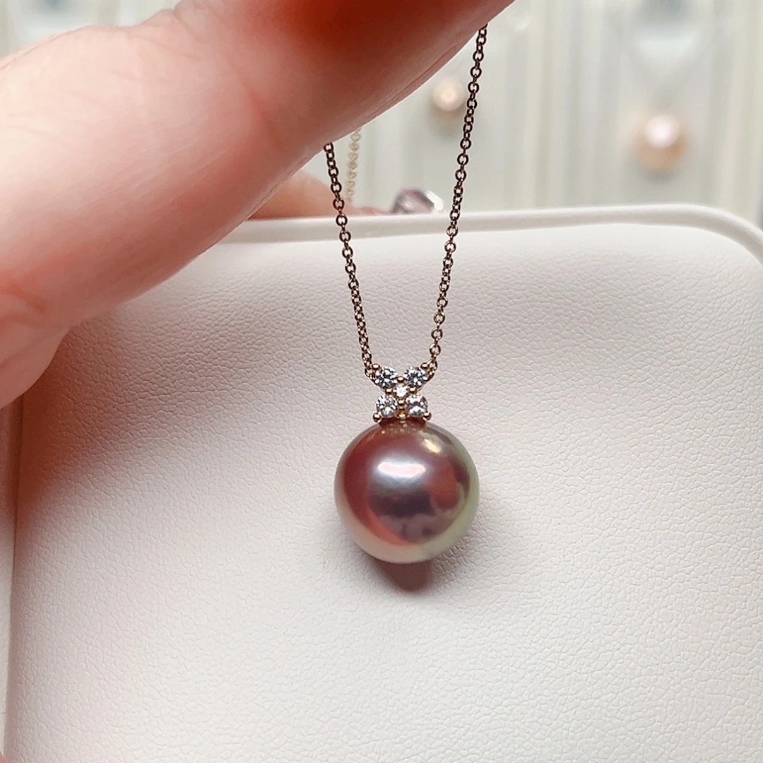 淡水珍珠吊坠(赠链)合金