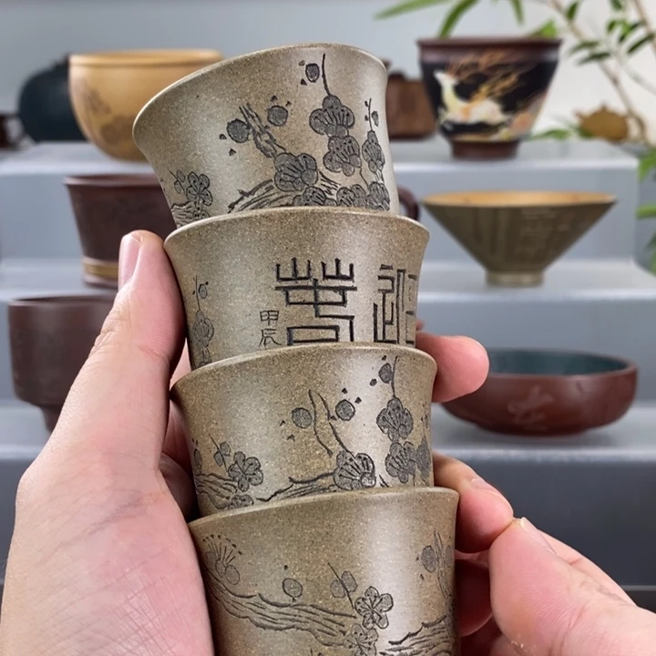 宜兴紫砂手工主人杯
