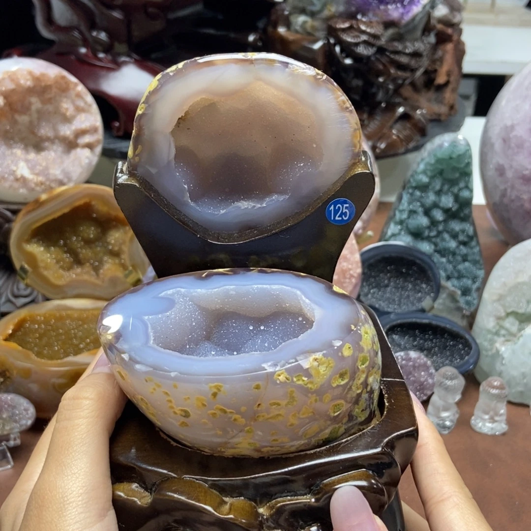 紫晶摆件未镶嵌水晶