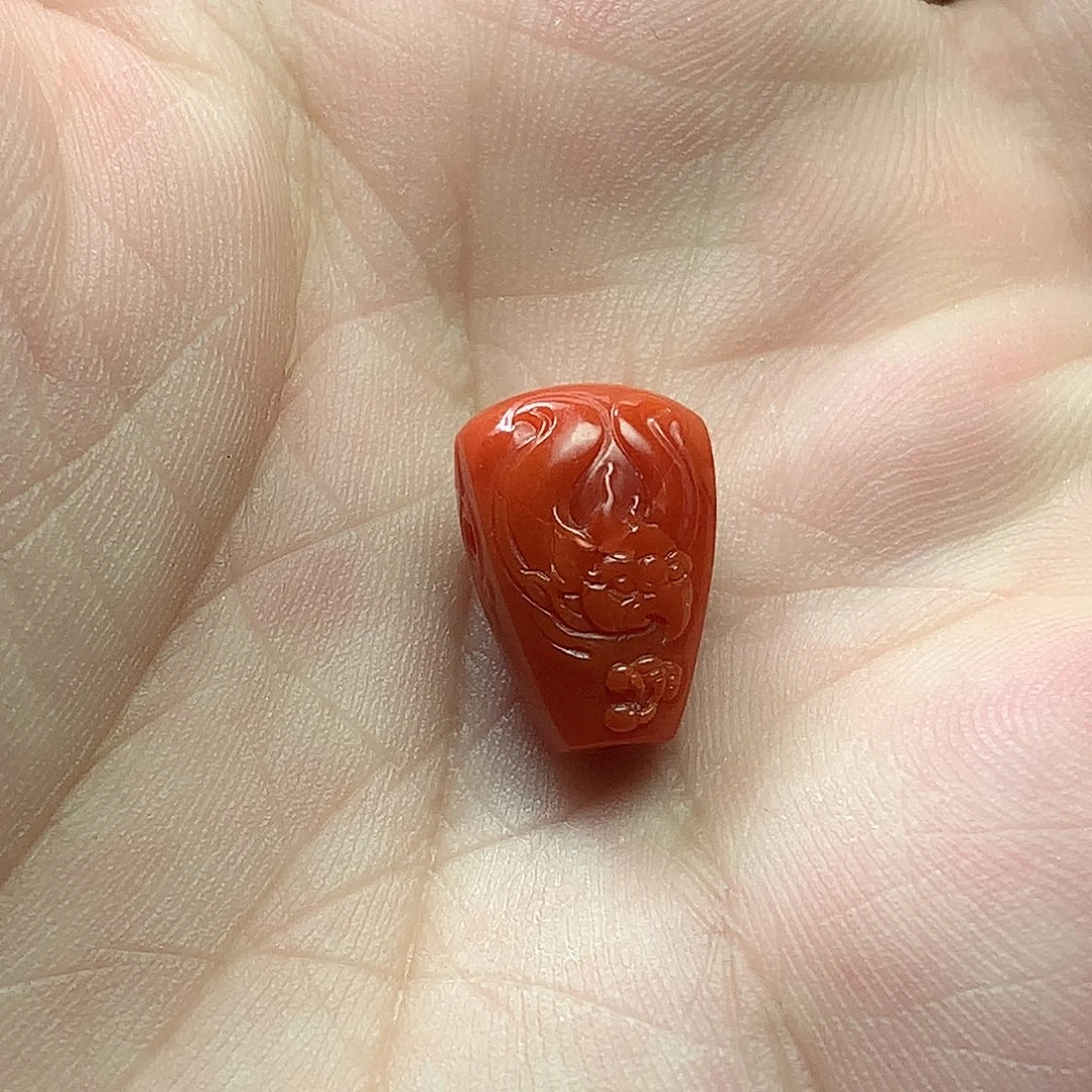 绅***缘南红玛瑙未镶嵌1三通