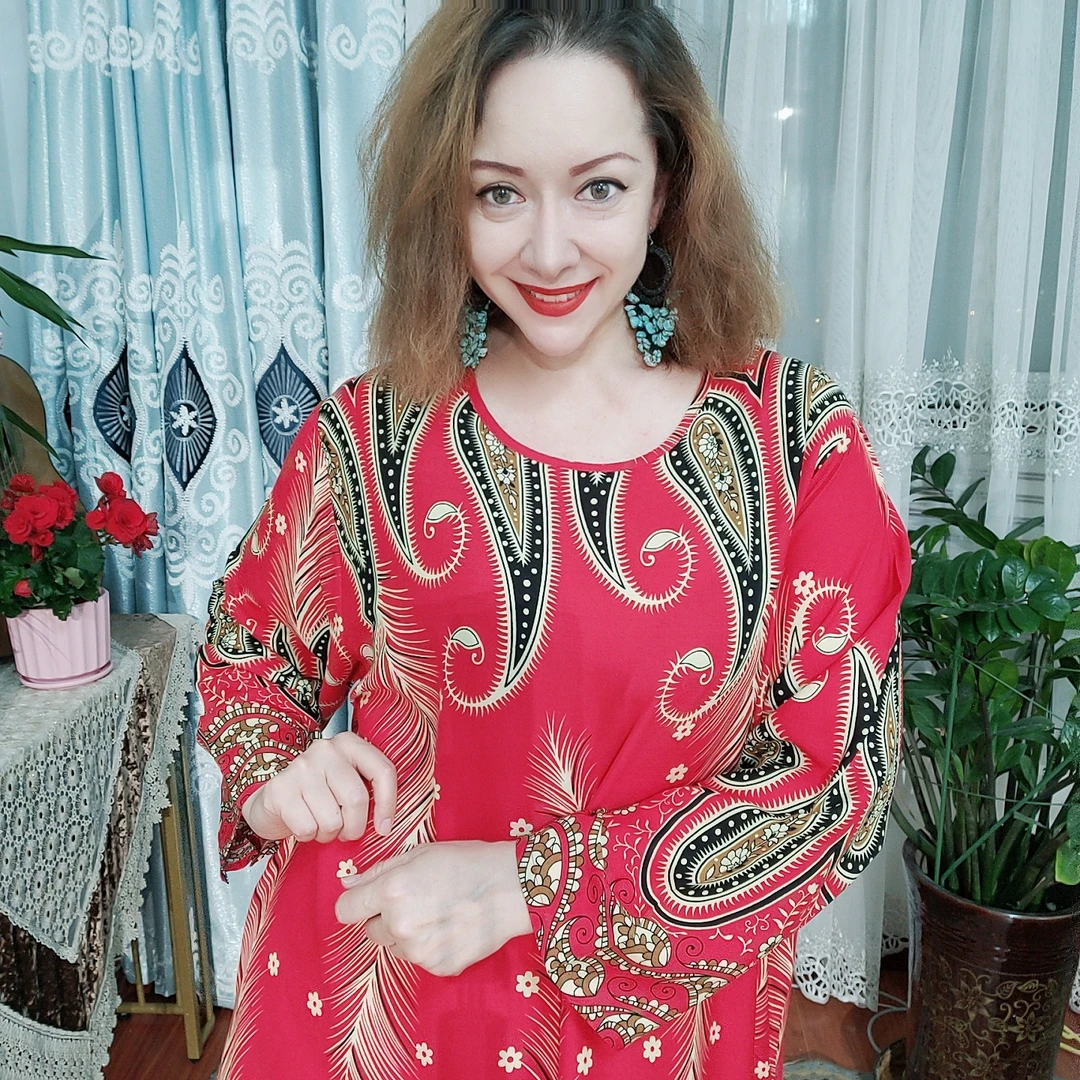 绵绸舒适宽松女睡裙家居服