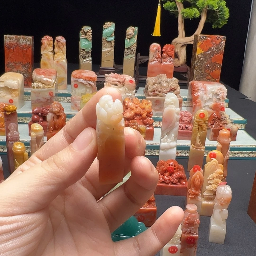 M***8寿山石印石手工制作