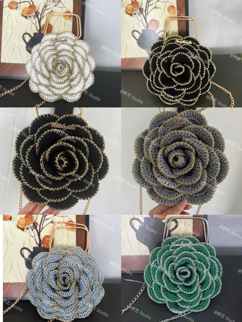 山茶花包包材料包（教学视频＋全套工具）