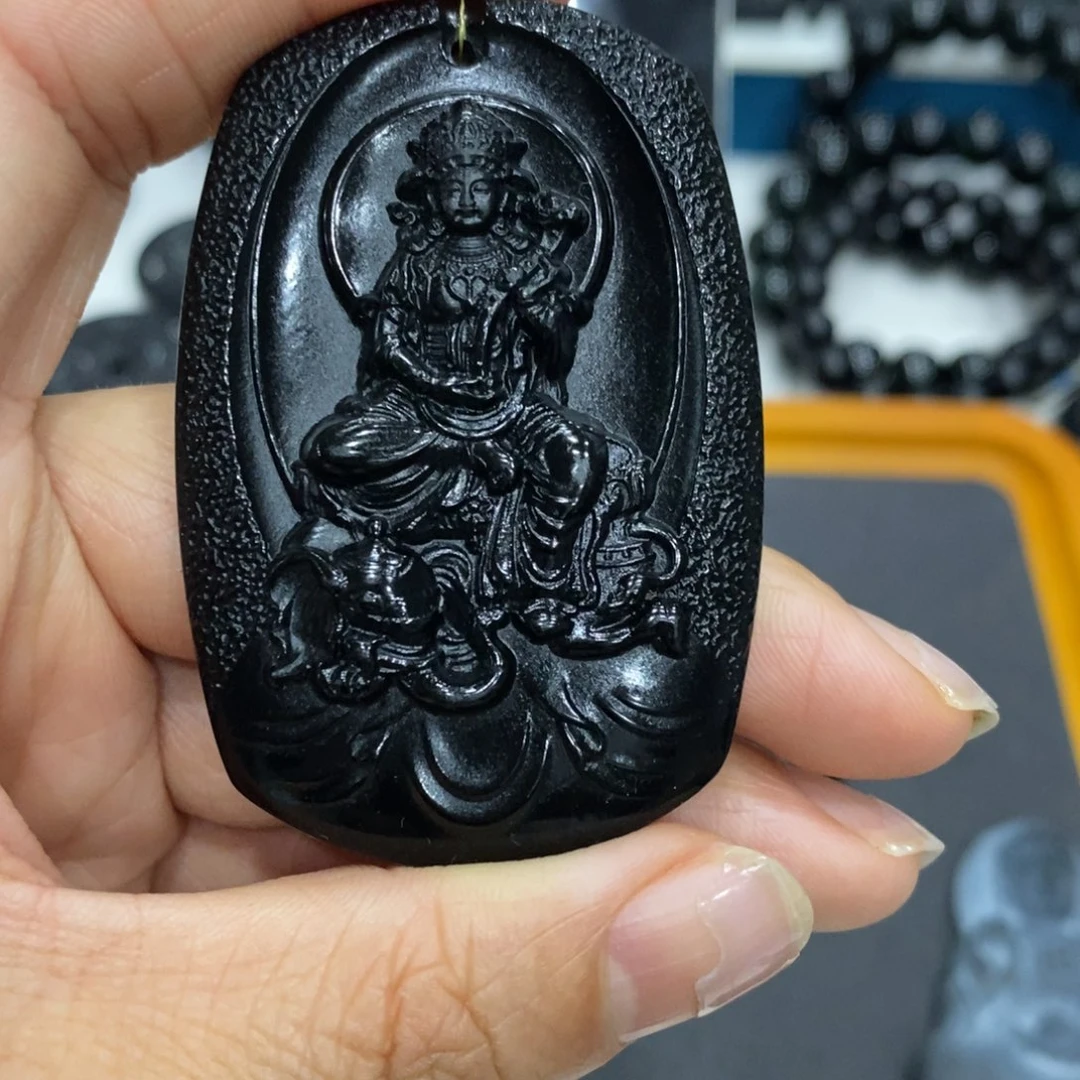 北***北蛇纹石玉未镶嵌吊坠