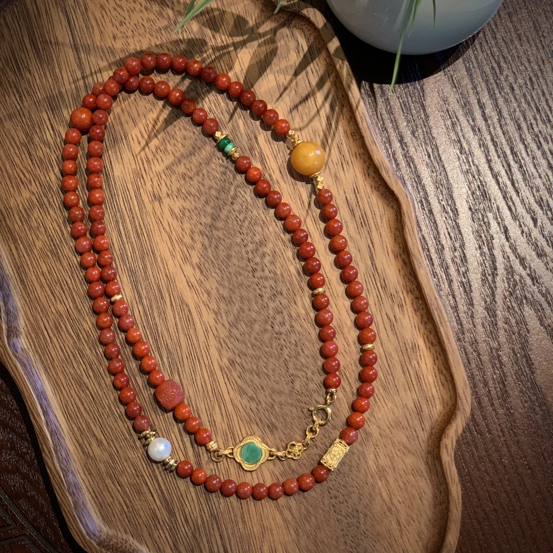 南红108颗项链 多样性发一 CHQS-025