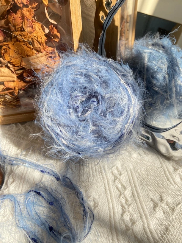 【Muzi】深海3.0|DIY手工编织手混线毛线编织帽子手编优质围巾披肩