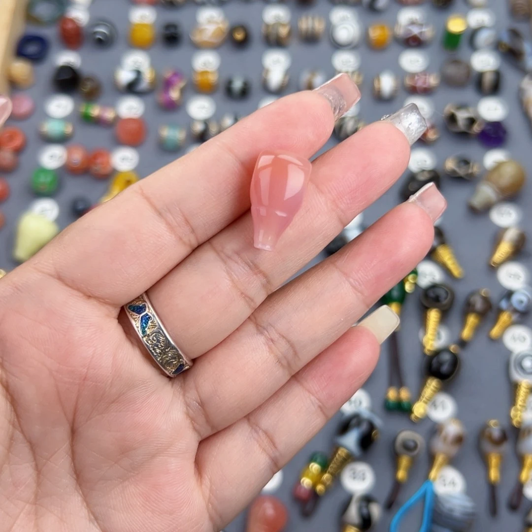 玛瑙/玉髓饰品未镶嵌花*心