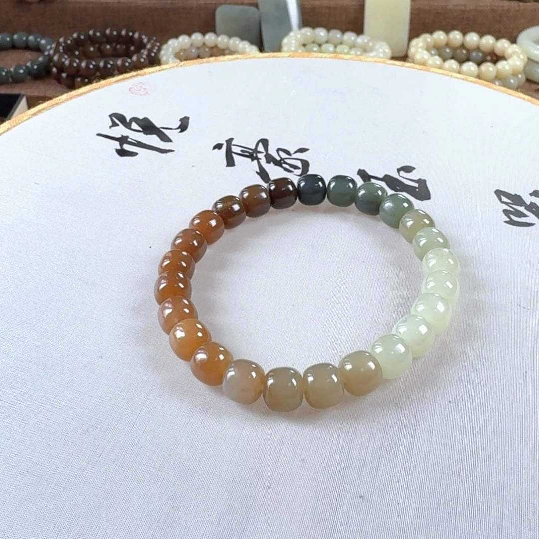 只***心手链未镶嵌和田玉