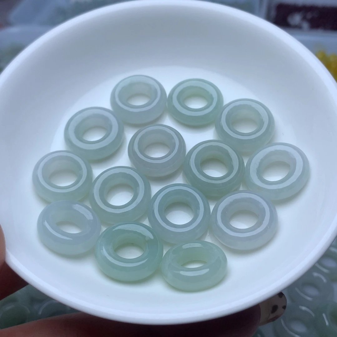 散珠翡翠卡17冰玉环5个