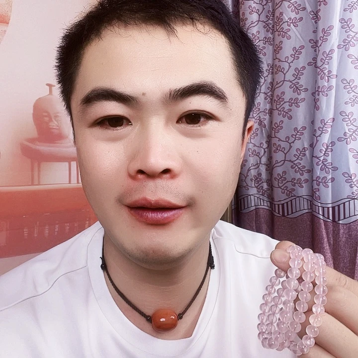 水晶戒指合金粉水晶手链