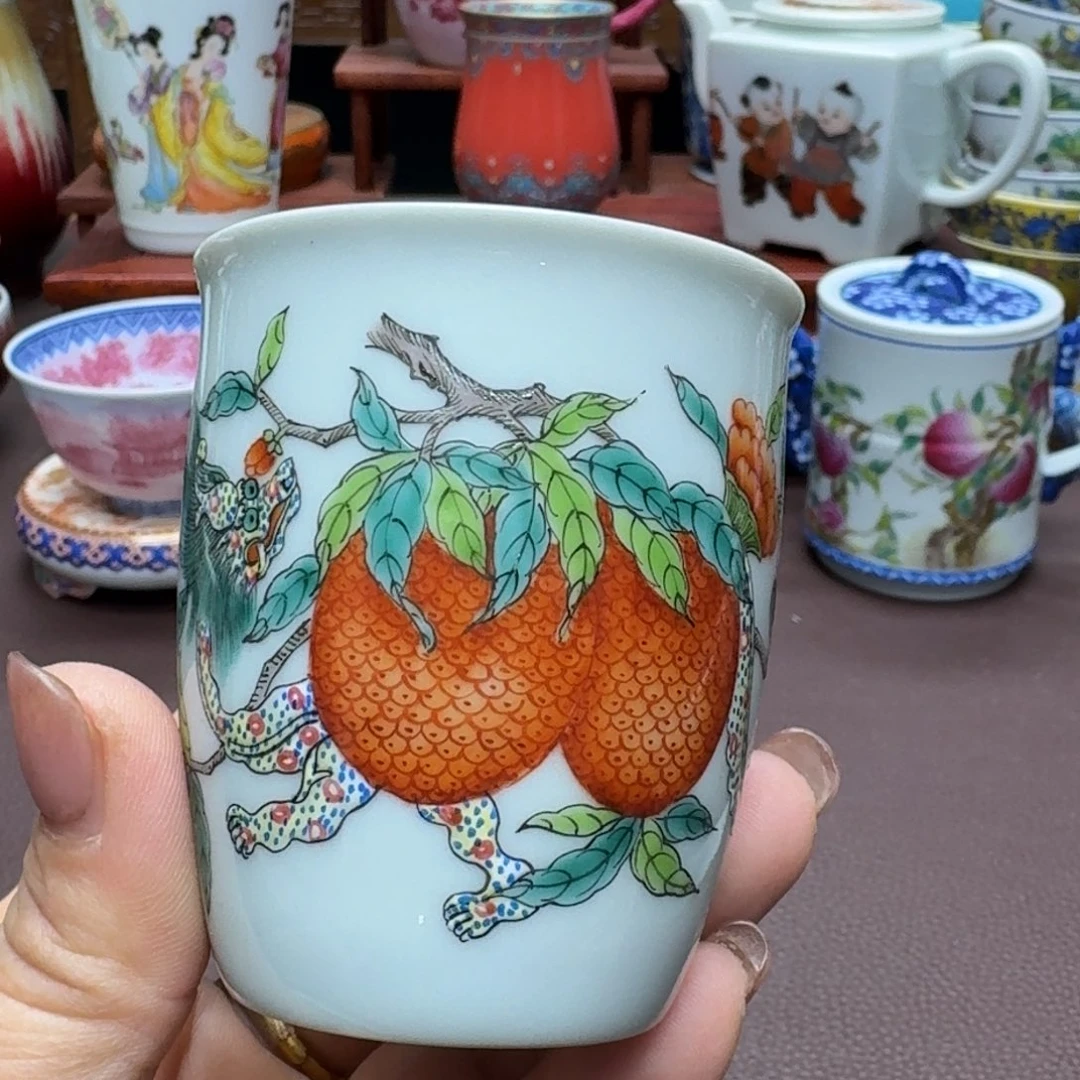 瓷片景德镇仿古手工制作精品展示