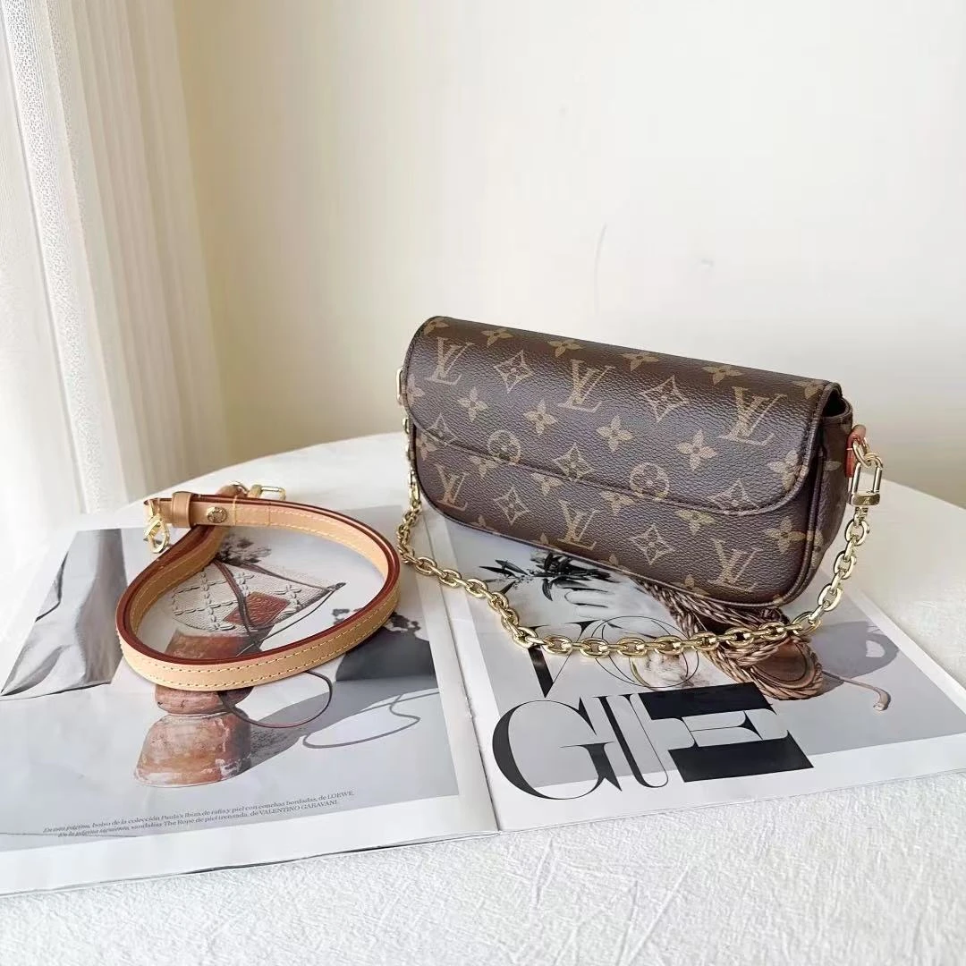99新 LouisVuitton/路易威登 ivy老花/优品
