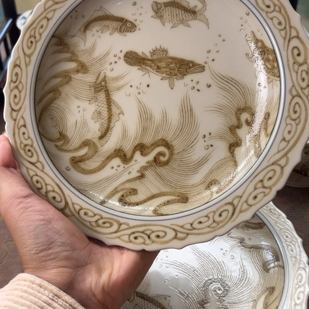 瓷片景德镇手绘茶器