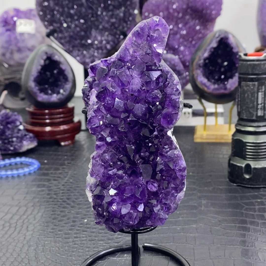 未镶嵌大型摆件（非配饰）水晶紫水晶38