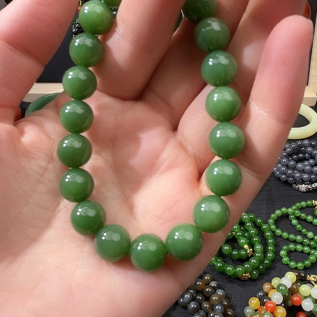 和田玉未镶嵌手链