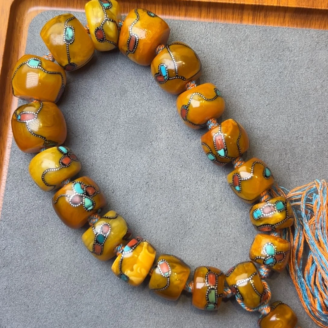 蜜蜡未镶嵌吊坠(不含链)