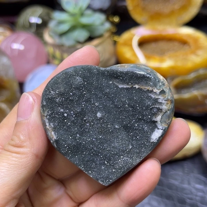 未镶嵌发饰水晶绿爱心