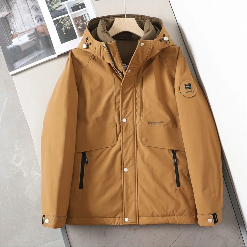 【H直接下单】HY079极光鹅绒羽绒服男冬保暖90绒撤柜剪标男装防寒服