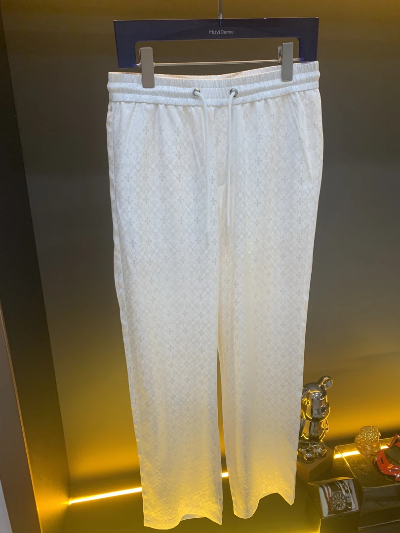 【六六】7031夏季新款男士休闲裤时尚百搭休闲裤潮流格子