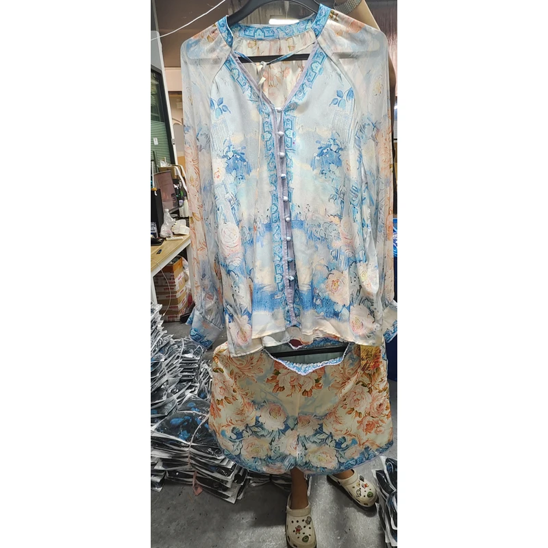 【2025-丫丫-禾枫原创】重磅100桑蚕丝连衣裙25-0013