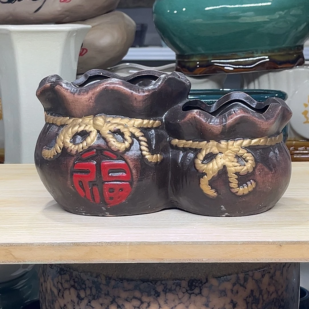 陶瓷绿植多肉微瑕花盆