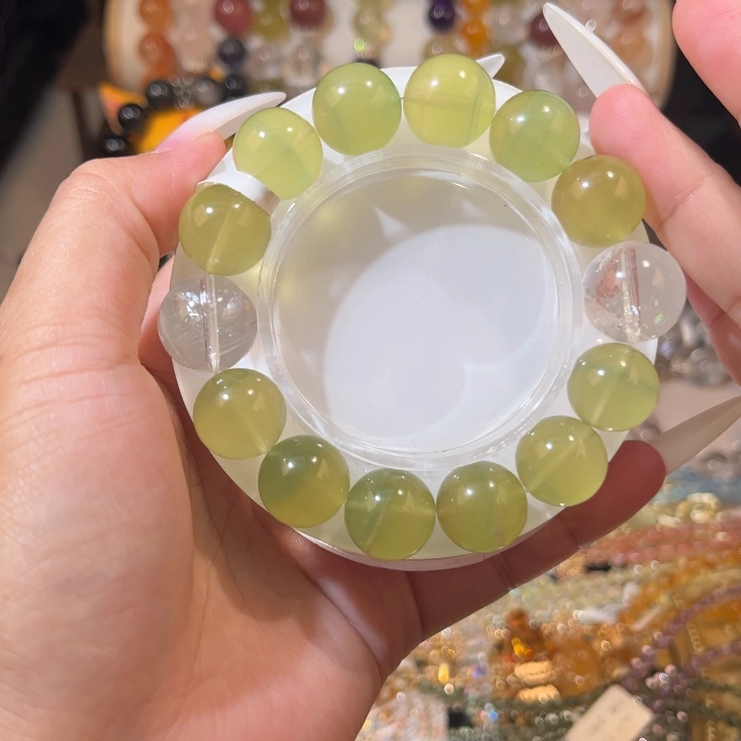 水晶手链未镶嵌手串17