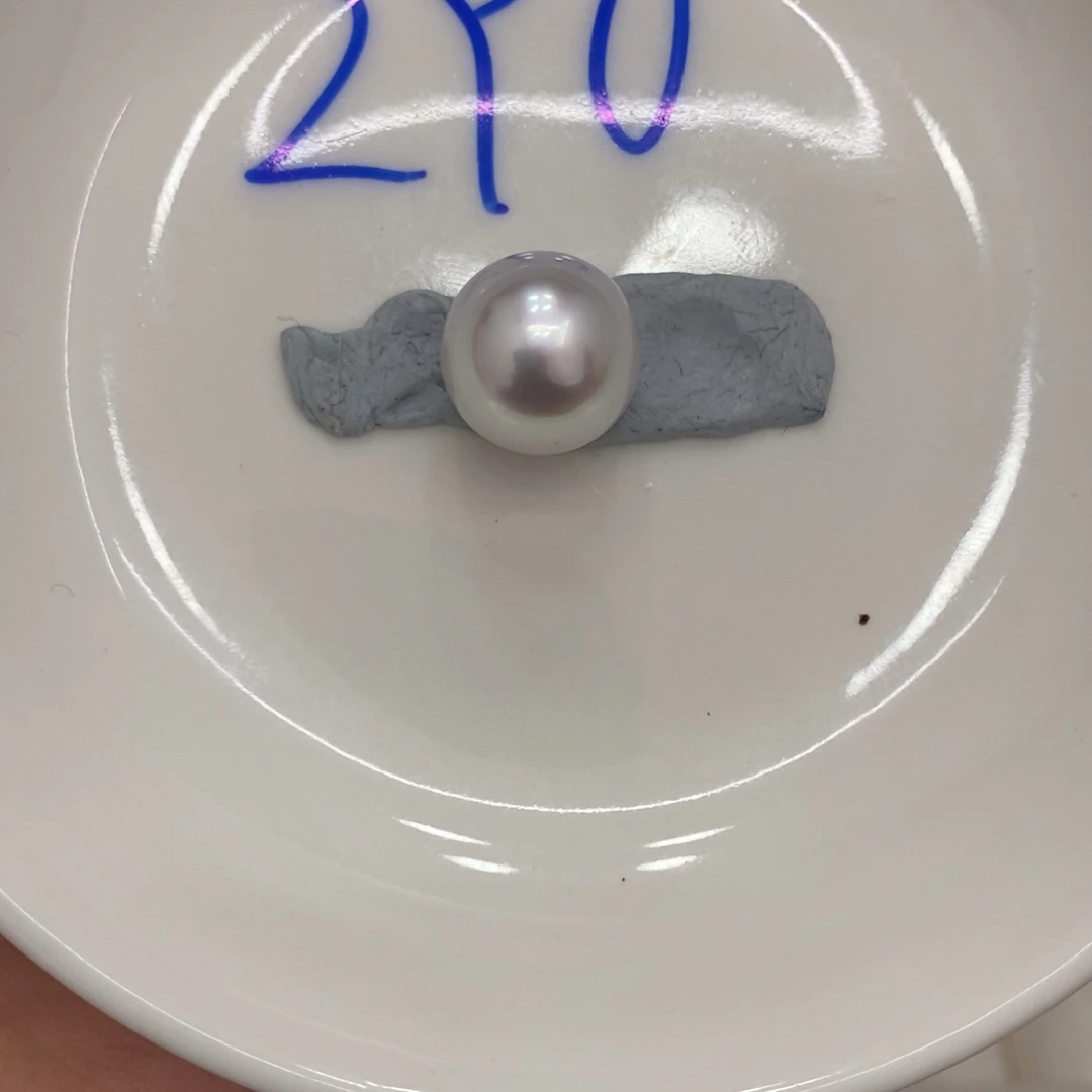 海水珍珠裸珠未镶嵌心*澳白裸珠13可定制 潘