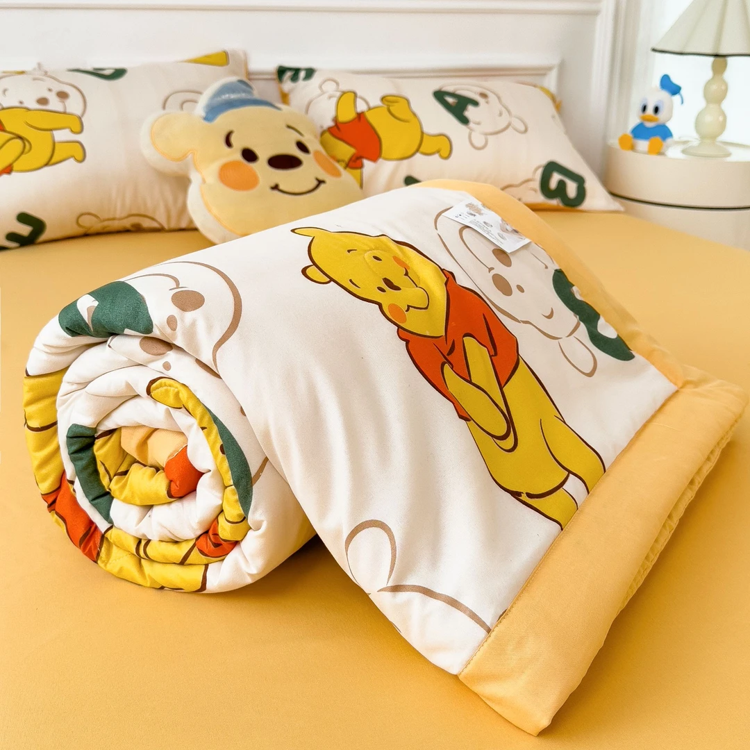凉感丝夏凉被薄被卡通柔软舒适空调被被芯可机洗学生宿舍被子夏被