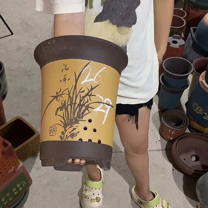 紫砂花盆紫砂花盆