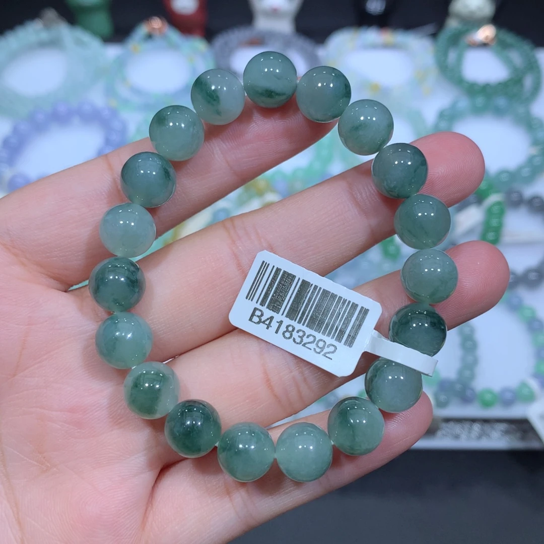 翡翠未镶嵌手串天然